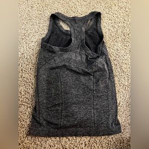 Grey/black athleta tank top